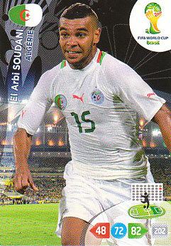 El Arabi Soudani Algeria Panini 2014 World Cup #5